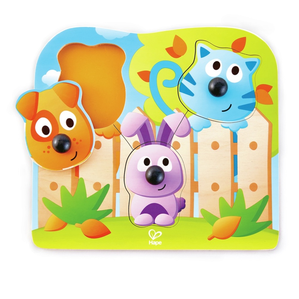 Hape Chunky big nose pet chunky
wooden puzzle NWT & Hape wooden car bundle - Picture 4 of 11